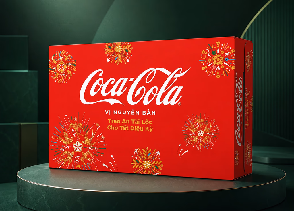Bao bì Tết Coca-Cola — Phiên bản giới hạn 2024
